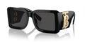 Burberry Oversized Gold Lens Sunglasses for Men & Women - 432438