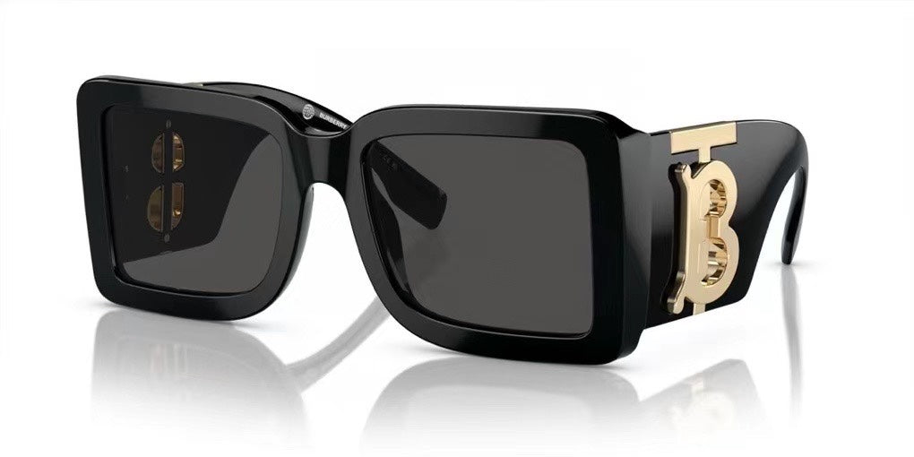 Burberry Oversized Gold Lens Sunglasses for Men & Women - 432438