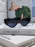 Fendi Metal Cat-Eye Blue Lens Sunglasses for Women