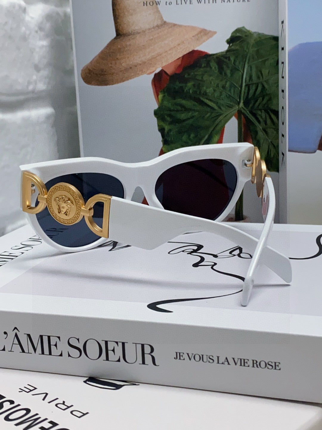 Versace Fashion Black Lens Sunglasses for Men & Women - 487810 - detail image 4
