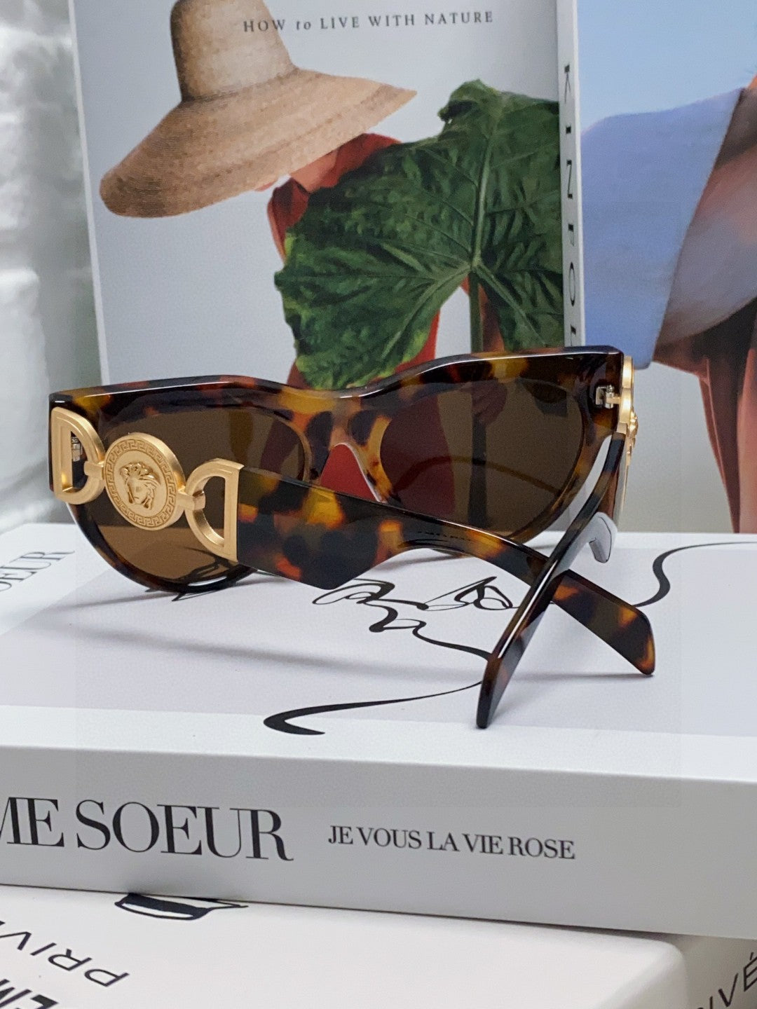 Versace Fashion Black Lens Sunglasses for Men & Women - 487811 - detail image 4