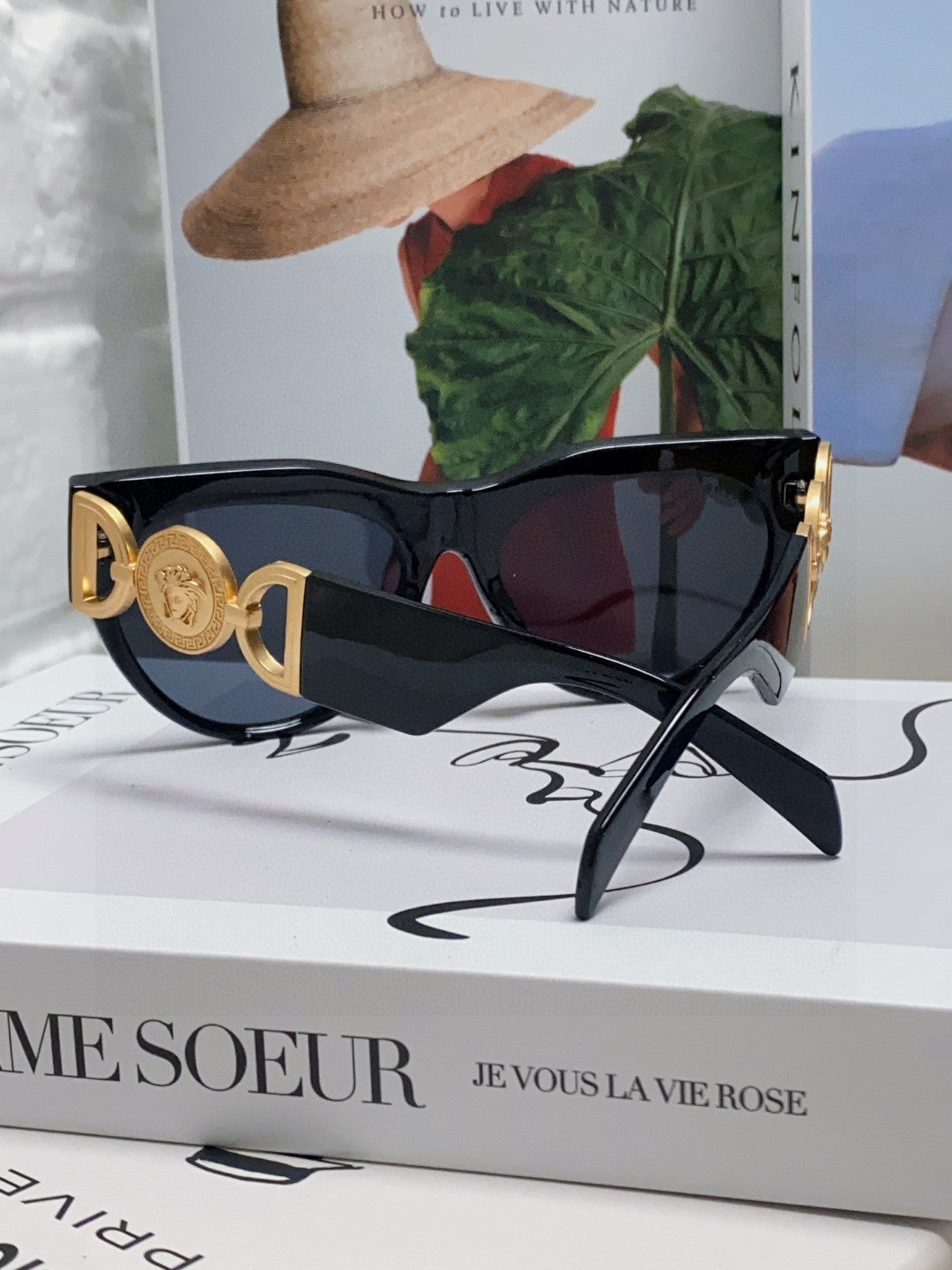 Versace Fashion Black Lens Sunglasses for Men & Women - 487812 - detail image 4