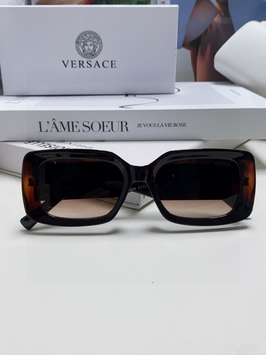 Versace Polarized Fashion Silver Lens Sunglasses for Men & Women - 416373 - detail image 6