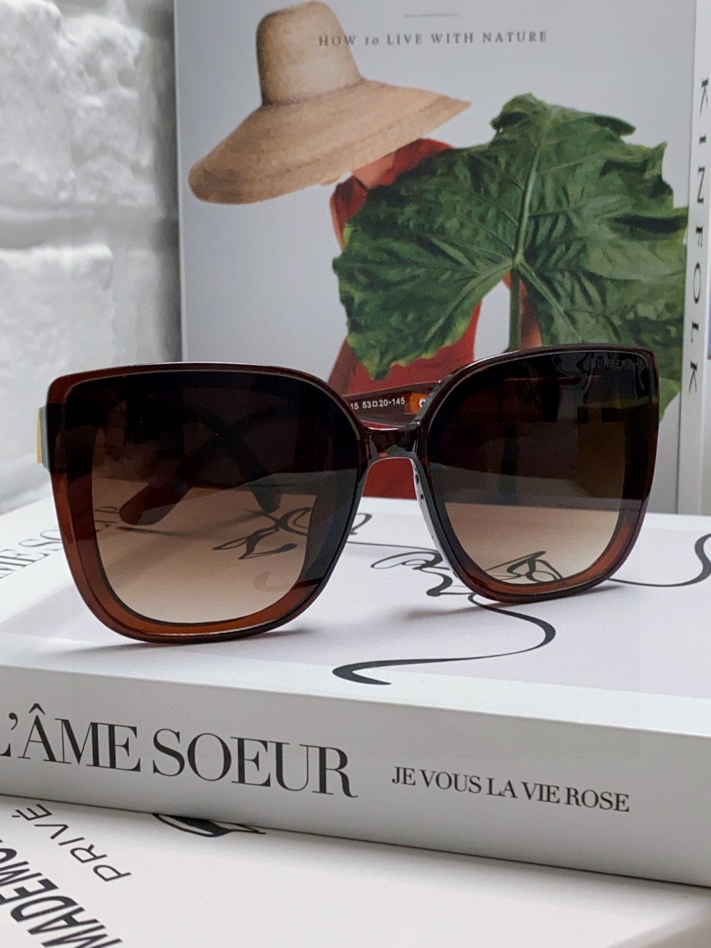 Burberry Oversized Black Lens Sunglasses for Men & Women - 416059