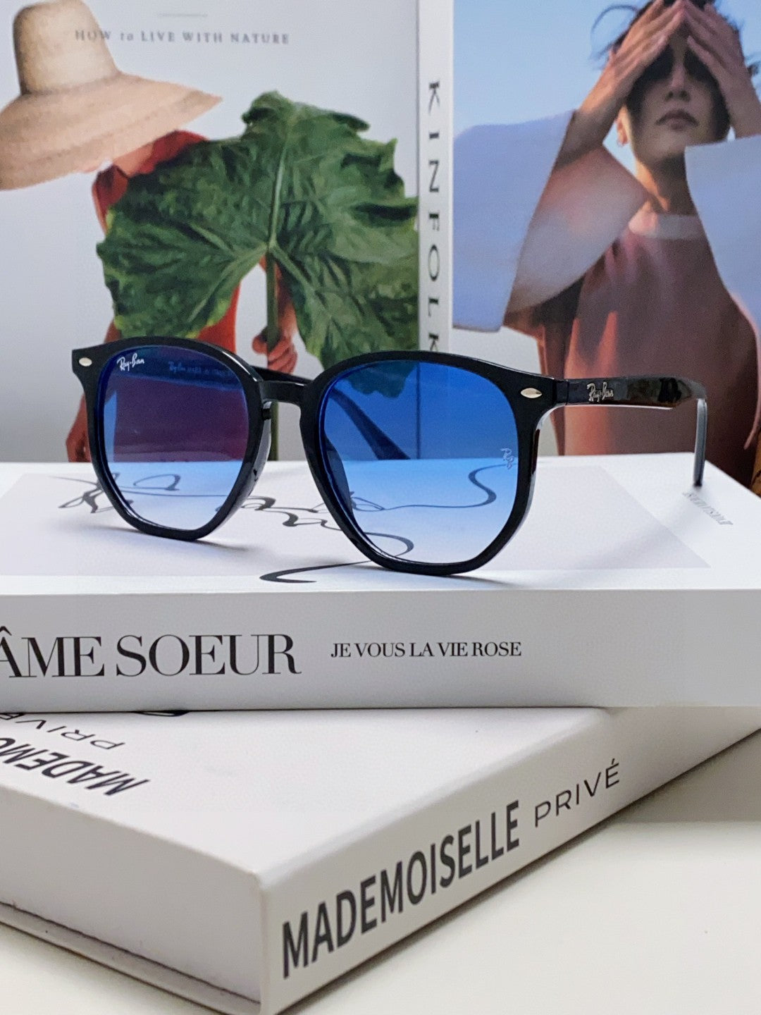 Ray-Ban RB4306 Oversized Black Lens Sunglasses for Men & Women - 416654 - detail image 2