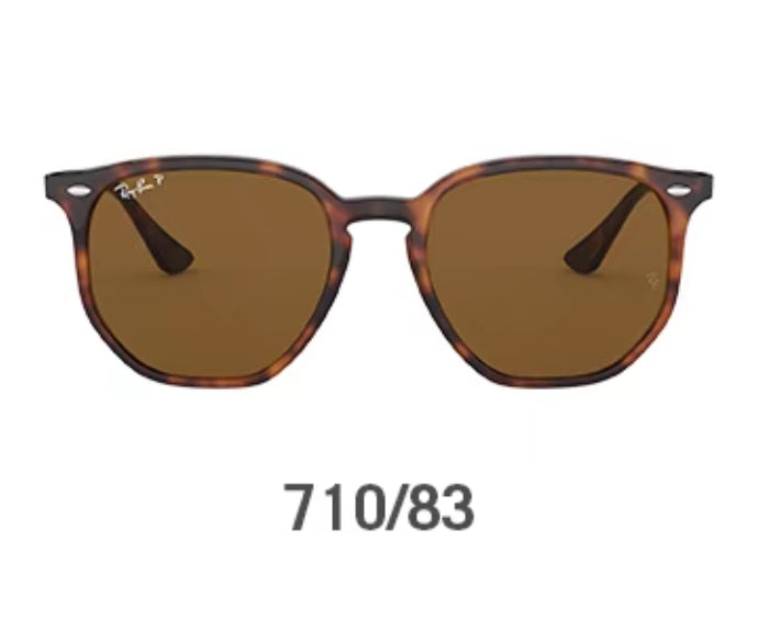 Ray-Ban RB4306 Oversized Brown Lens Sunglasses for Men & Women - 416655
