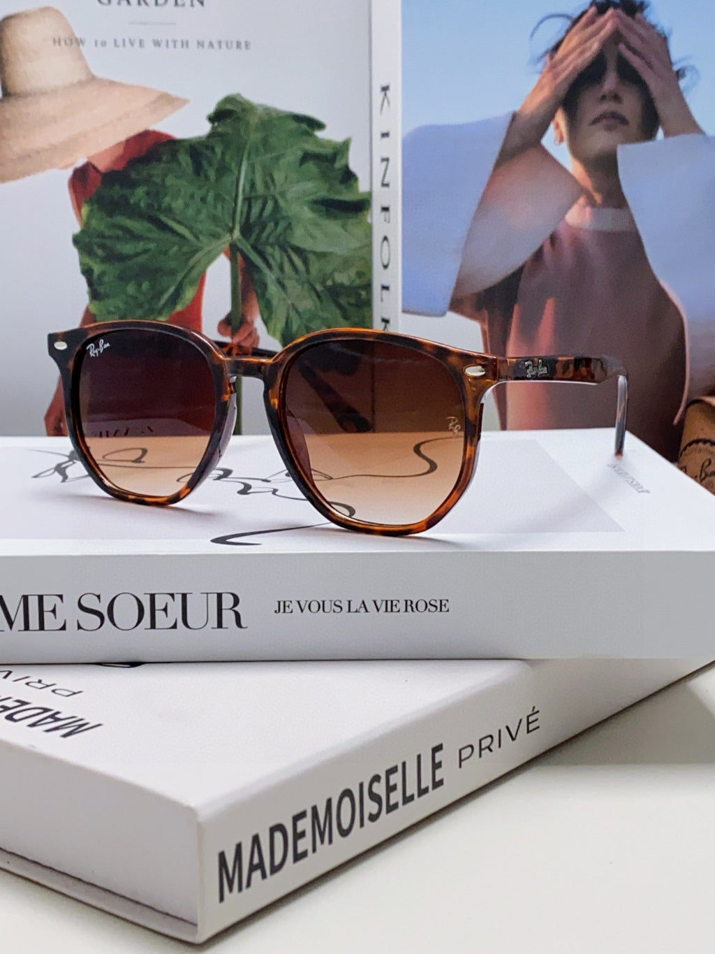 Ray-Ban RB4306 Oversized Brown Lens Sunglasses for Men & Women - 450111 - detail image 2