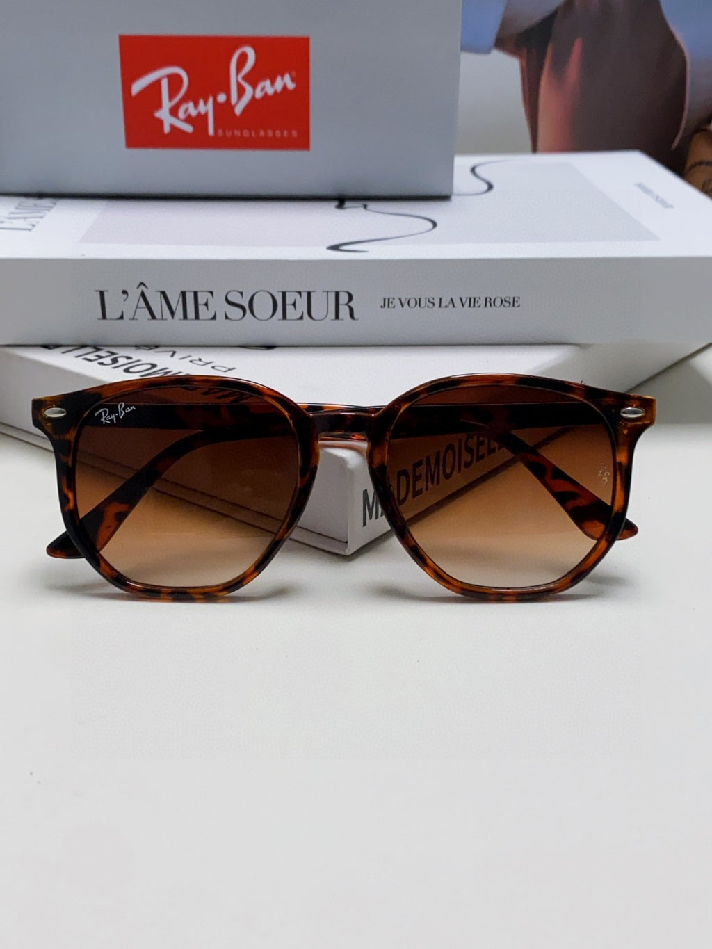 Ray-Ban RB4306 Oversized Brown Lens Sunglasses for Men & Women - 450111 - detail image 8
