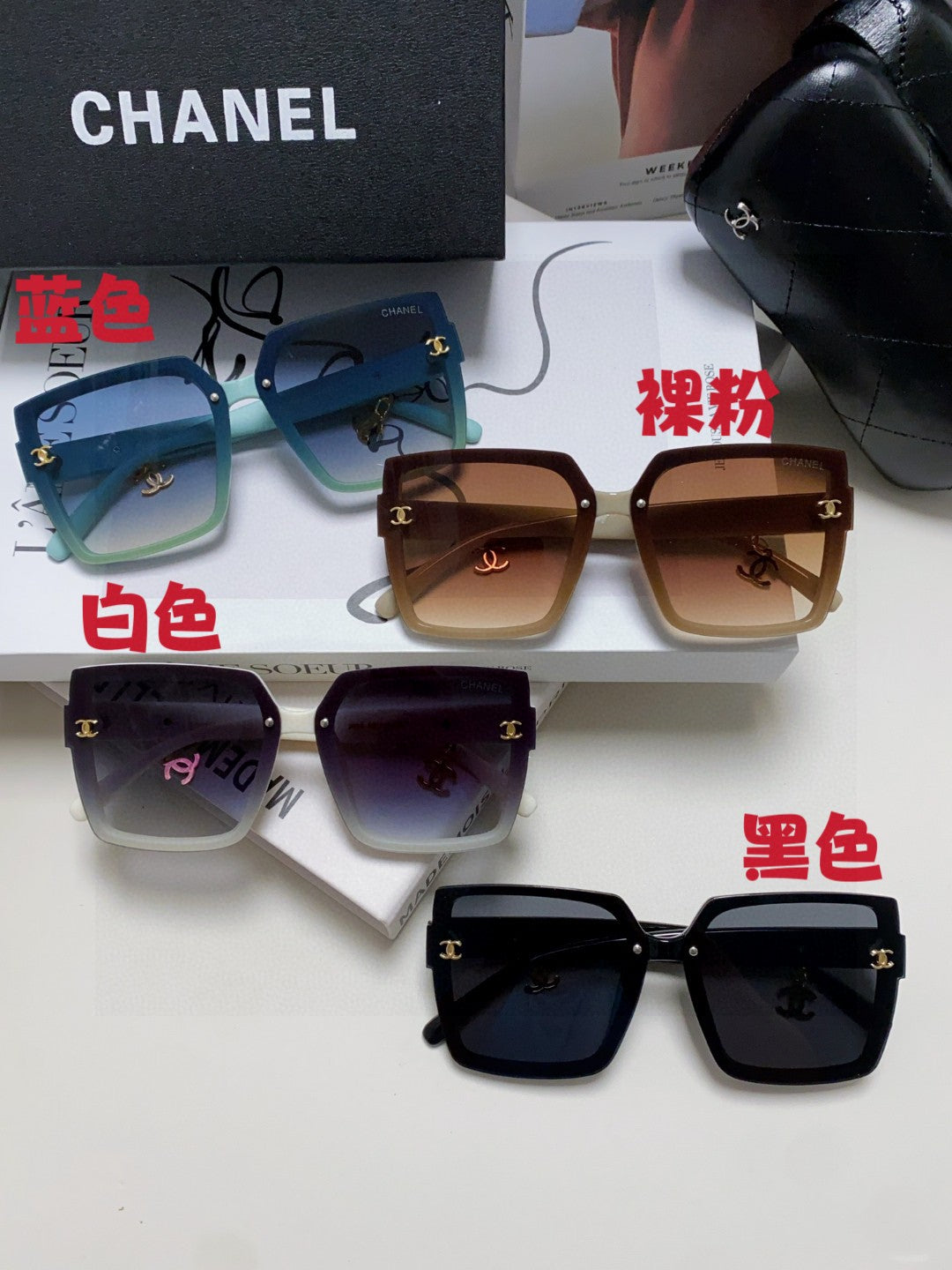Chanel Photochromic Oversized Brown Lens Sunglasses for Men & Women - detail image 9