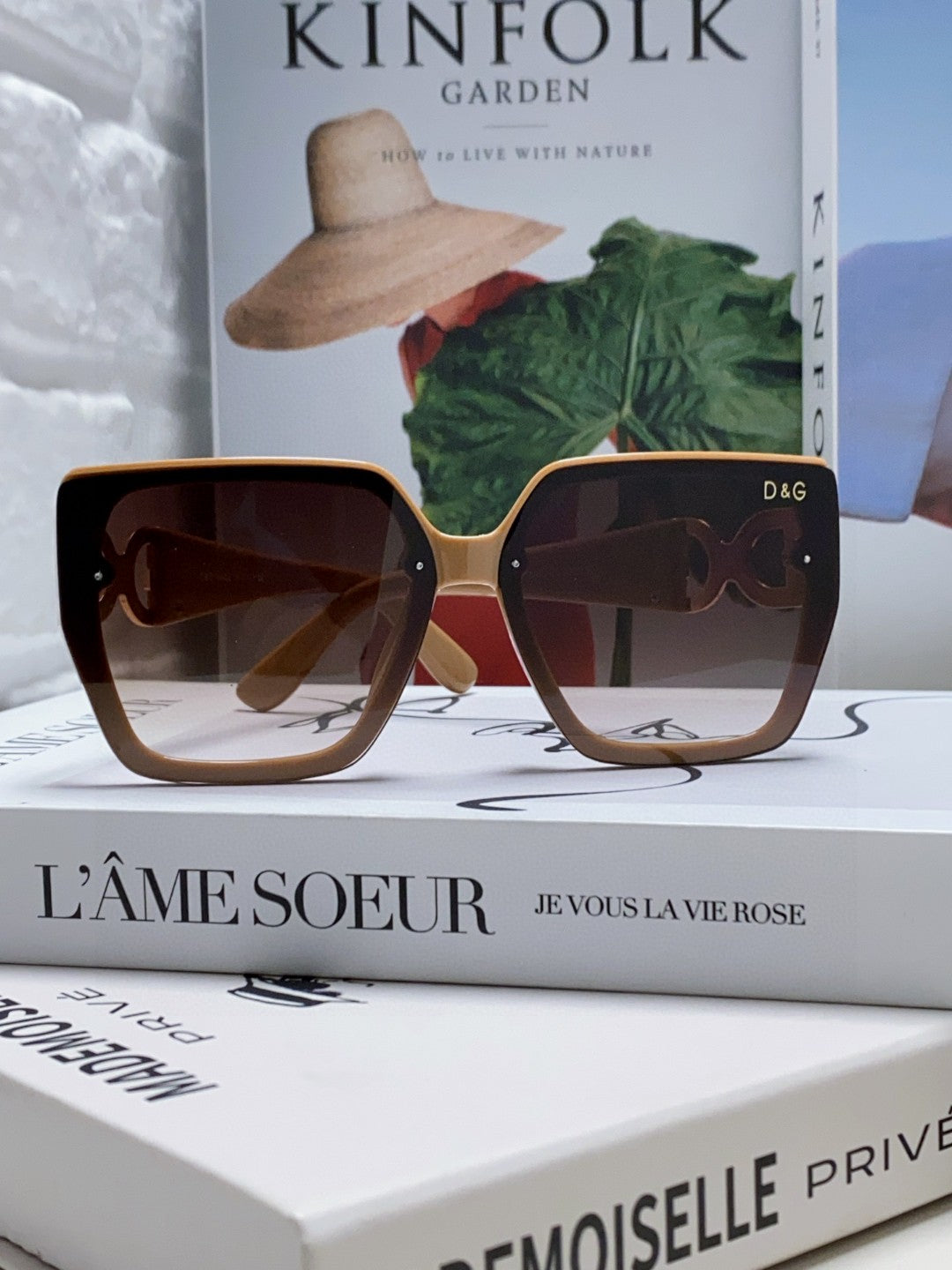 Dolce & Gabbana Oversized Red Lens Sunglasses for Men & Women - 466452