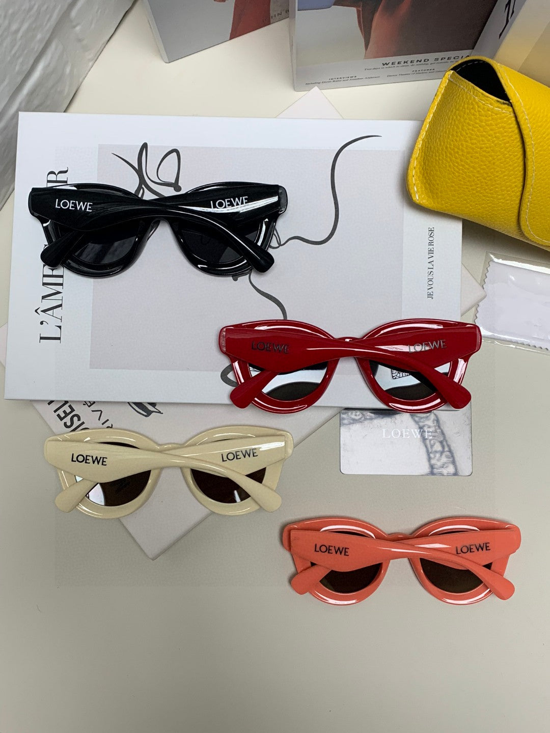 Loewe Round Black Lens Sunglasses for Men & Women - detail image 6