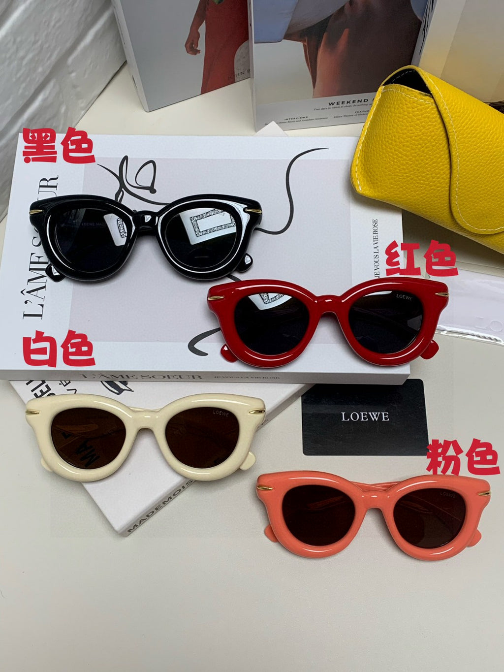 Loewe Round Silver Lens Sunglasses for Men & Women - detail image 10