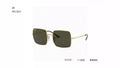 Ray-Ban Metal Square Black Lens Sunglasses for Men & Women