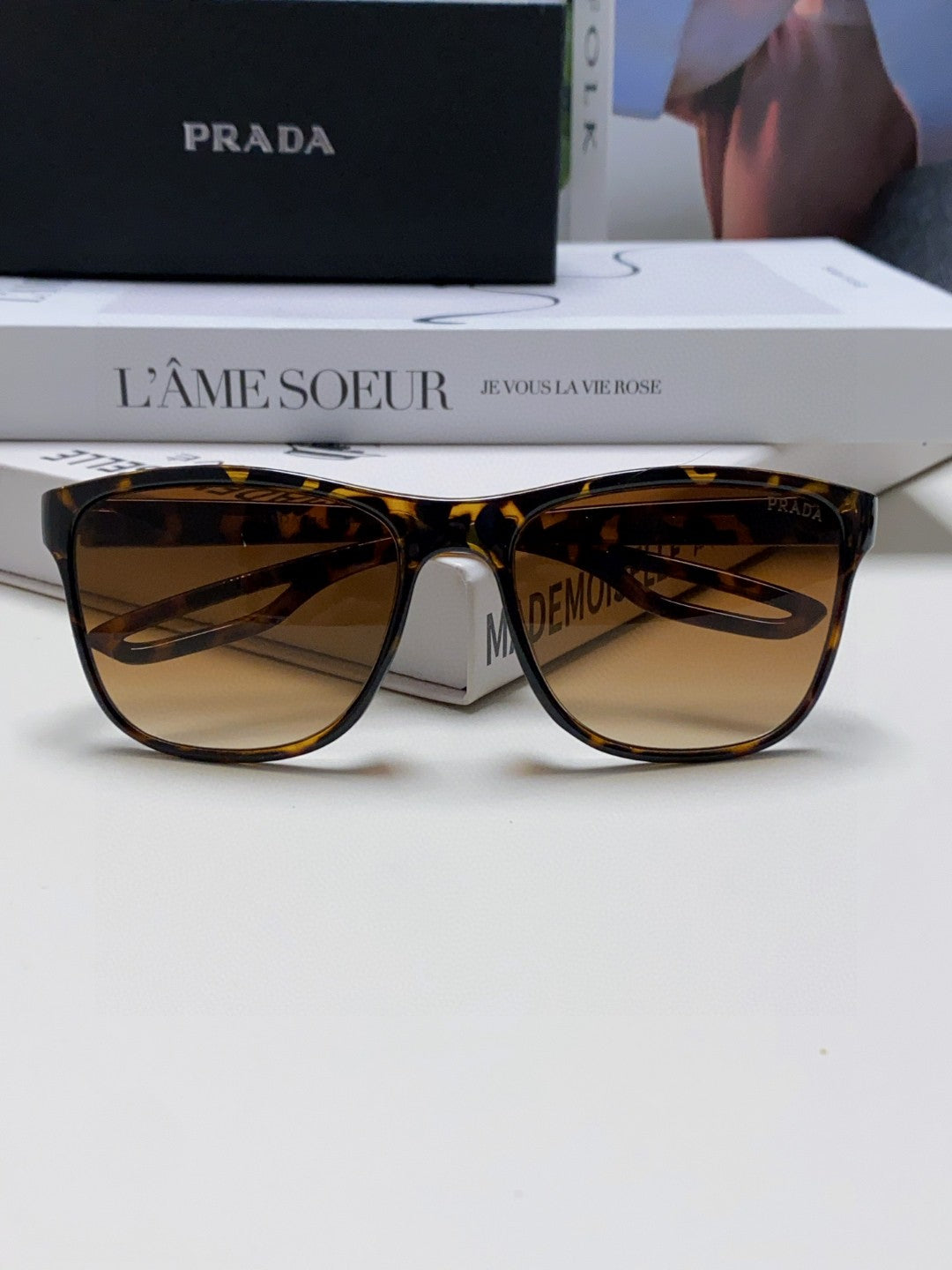 Prada Polarized Fashion Brown Lens Sunglasses for Men & Women - 415708 - detail image 6