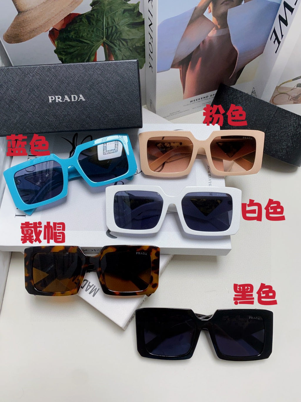 Prada Metal Oversized Silver Lens Sunglasses for Men - detail image 9