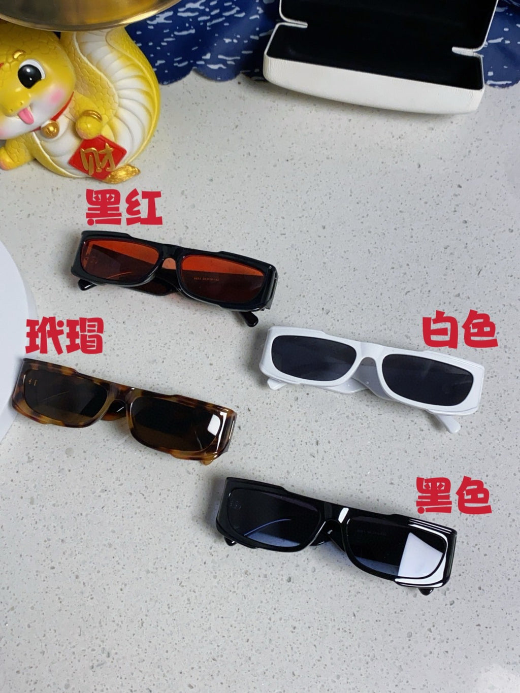 Versace Rectangular Silver Lens Sunglasses for Men & Women - 487865 - detail image 10