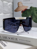 Versace Oversized Black Lens Sunglasses for Men & Women - 432813
