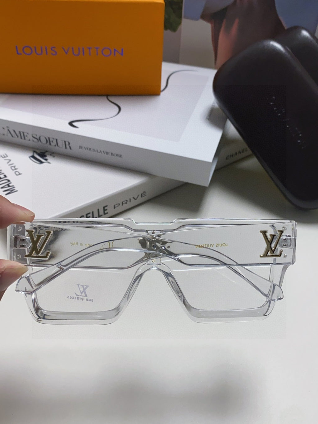 Louis Vuitton Square Silver Lens Sunglasses for Men & Women - 933775 - detail image 3