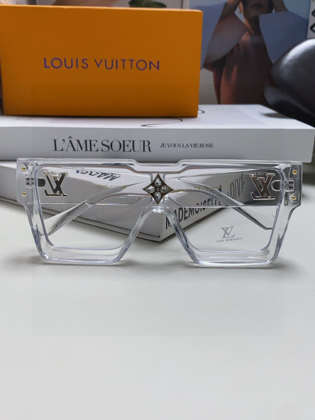 Louis Vuitton Square Silver Lens Sunglasses for Men & Women - 933775 - detail image 5