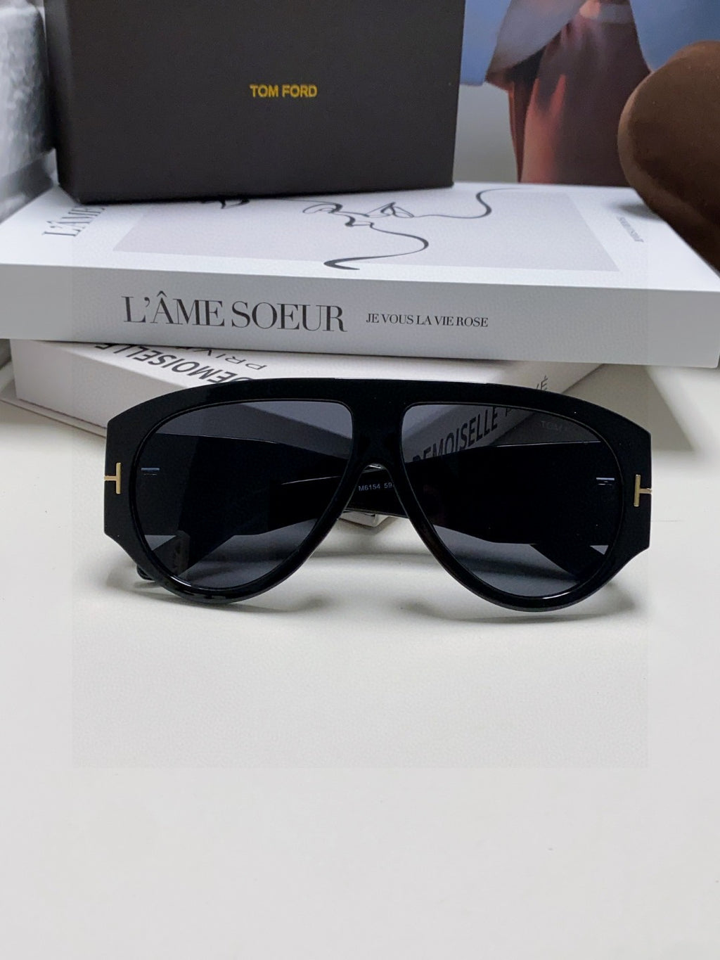 Tom Ford Aviator Black Lens Sunglasses for Men & Women - 935477 - detail image 6