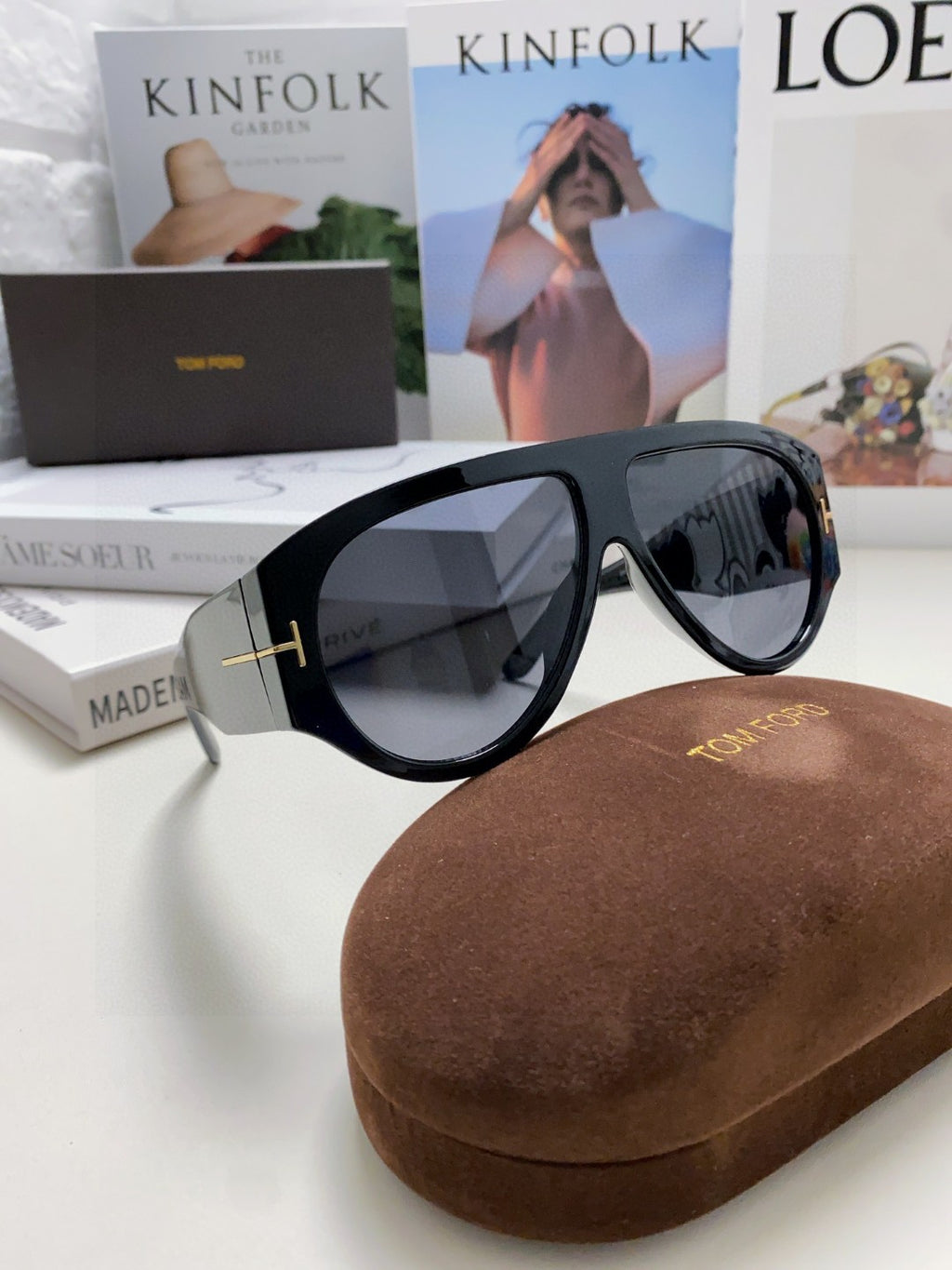 Tom Ford Aviator Black Lens Sunglasses for Men & Women - 935477 - detail image 7