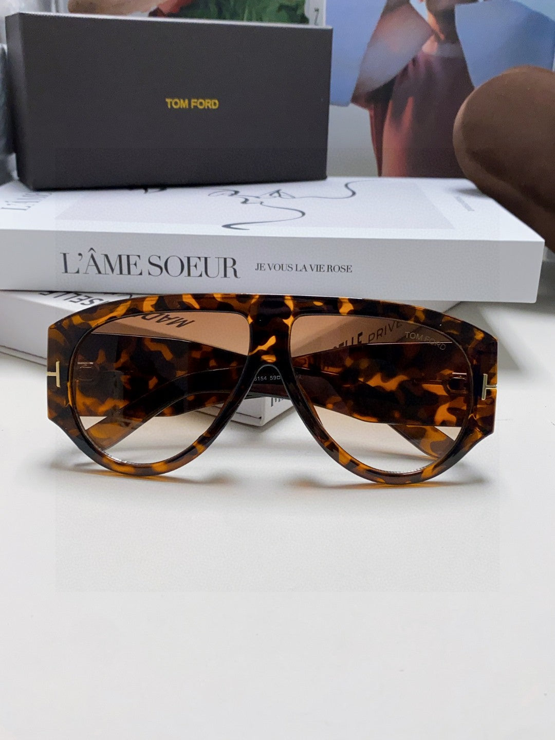 Tom Ford Aviator Brown Lens Sunglasses for Men & Women - 935478 - detail image 6