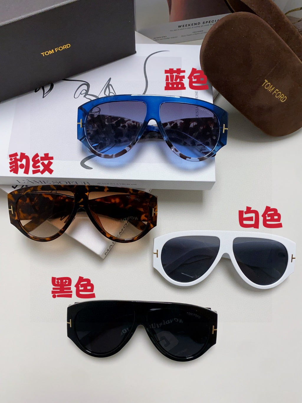 Tom Ford Aviator Brown Lens Sunglasses for Men & Women - 935478 - detail image 9