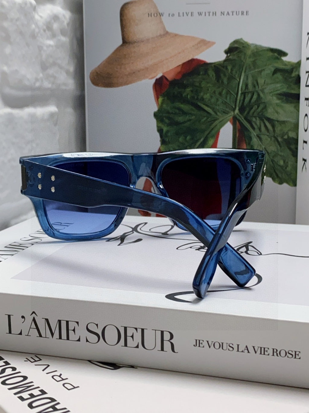 Dita Square Blue Lens Sunglasses for Men & Women - 372635 - detail image 2