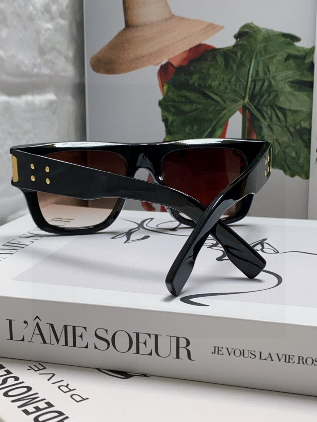 Dita Square Gray Lens Sunglasses for Men & Women - 372636 - detail image 2