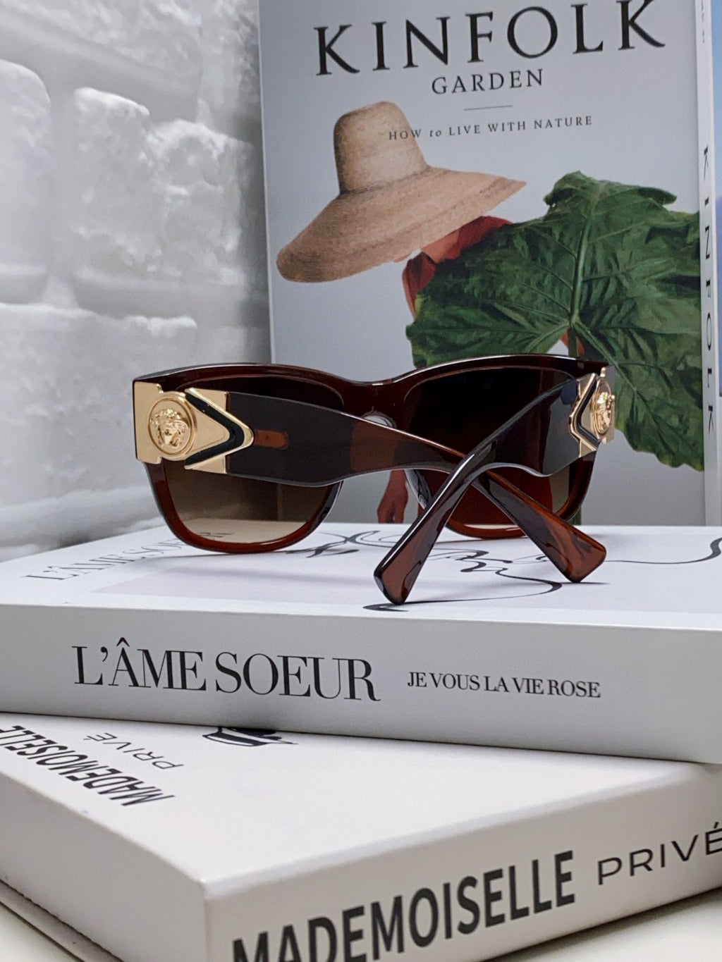 Versace Oversized Silver Lens Sunglasses for Men & Women - 399300 - detail image 2