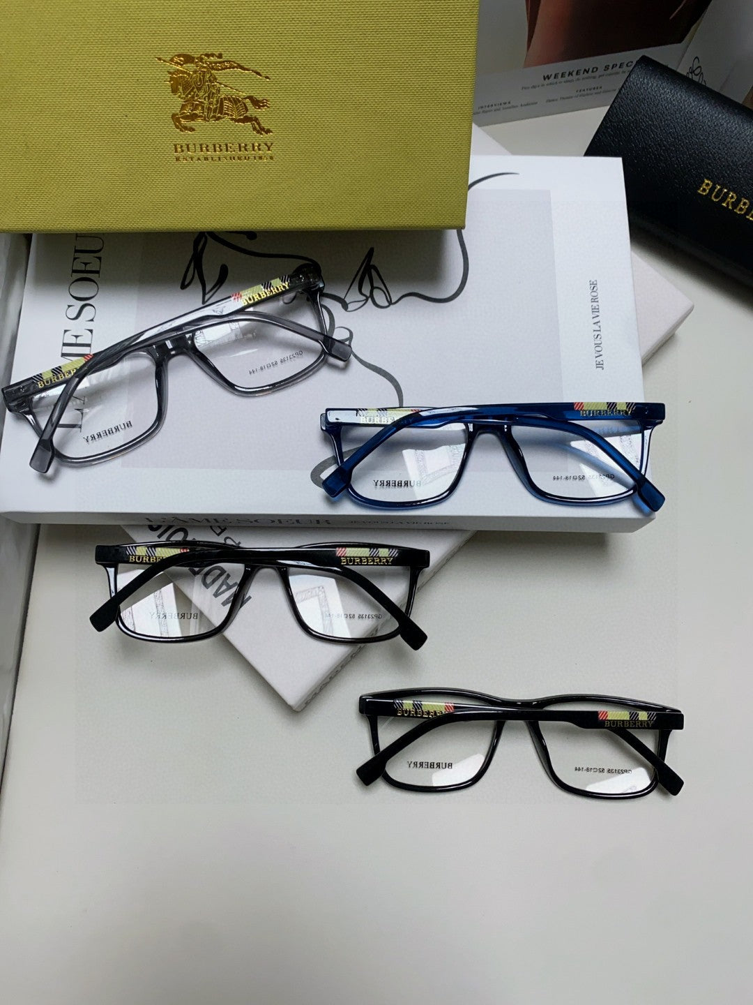 Burberry Fashion Gray Lens Sunglasses for Men - detail image 8