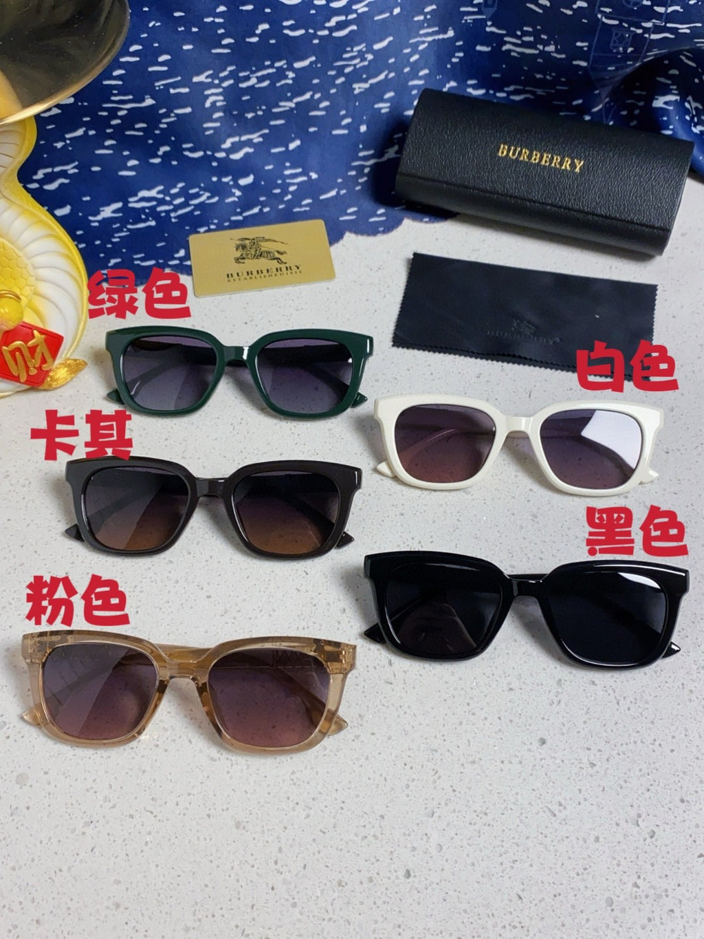 Burberry Polarized Fashion Silver Lens Sunglasses for Men & Women - detail image 11