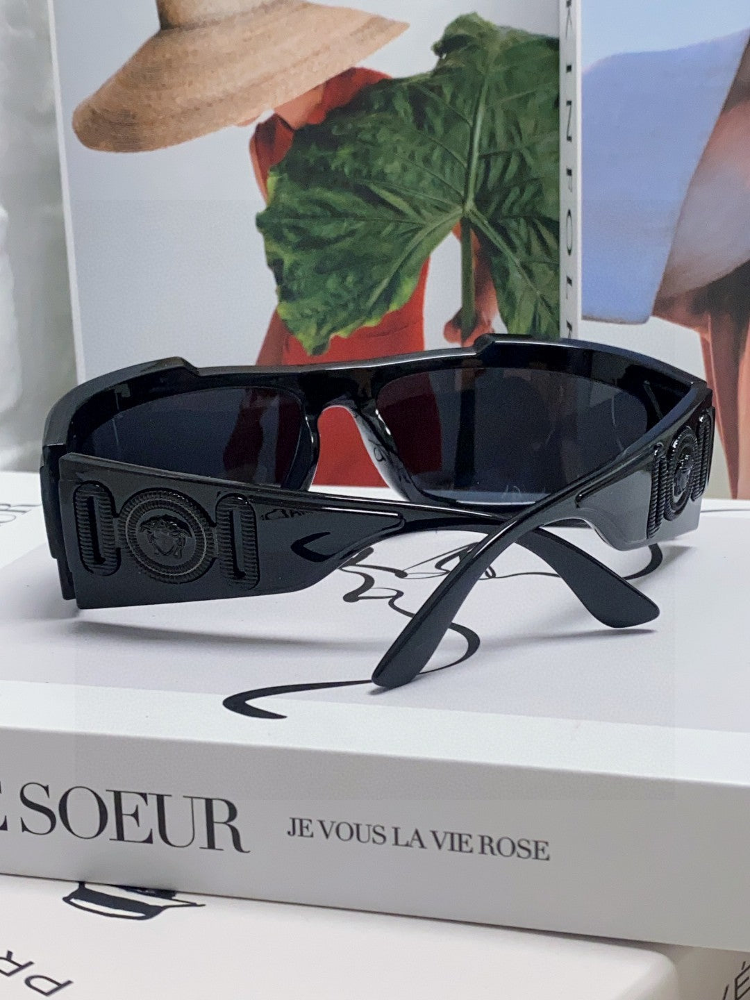 Versace Aviator Blue Lens Sunglasses for Men - 158644 - detail image 2