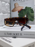 Dolce & Gabbana Oversized Silver Lens Sunglasses for Men & Women - 433042
