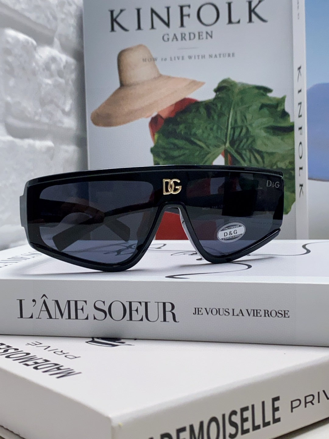 Dolce & Gabbana Oversized Black Lens Sunglasses for Men & Women - 158707