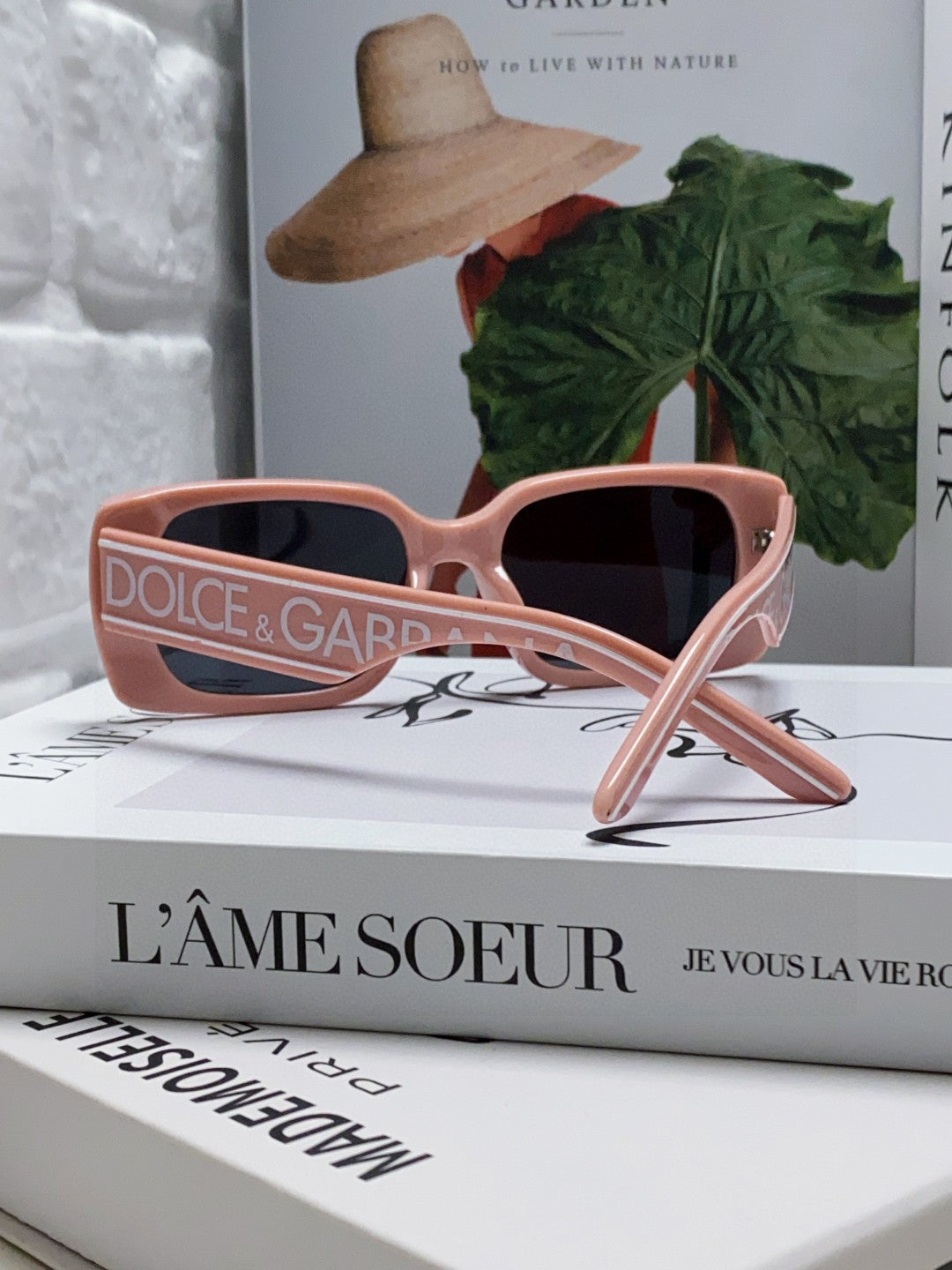 Dolce & Gabbana Polarized Square Red Lens Sunglasses for Men & Women - detail image 2