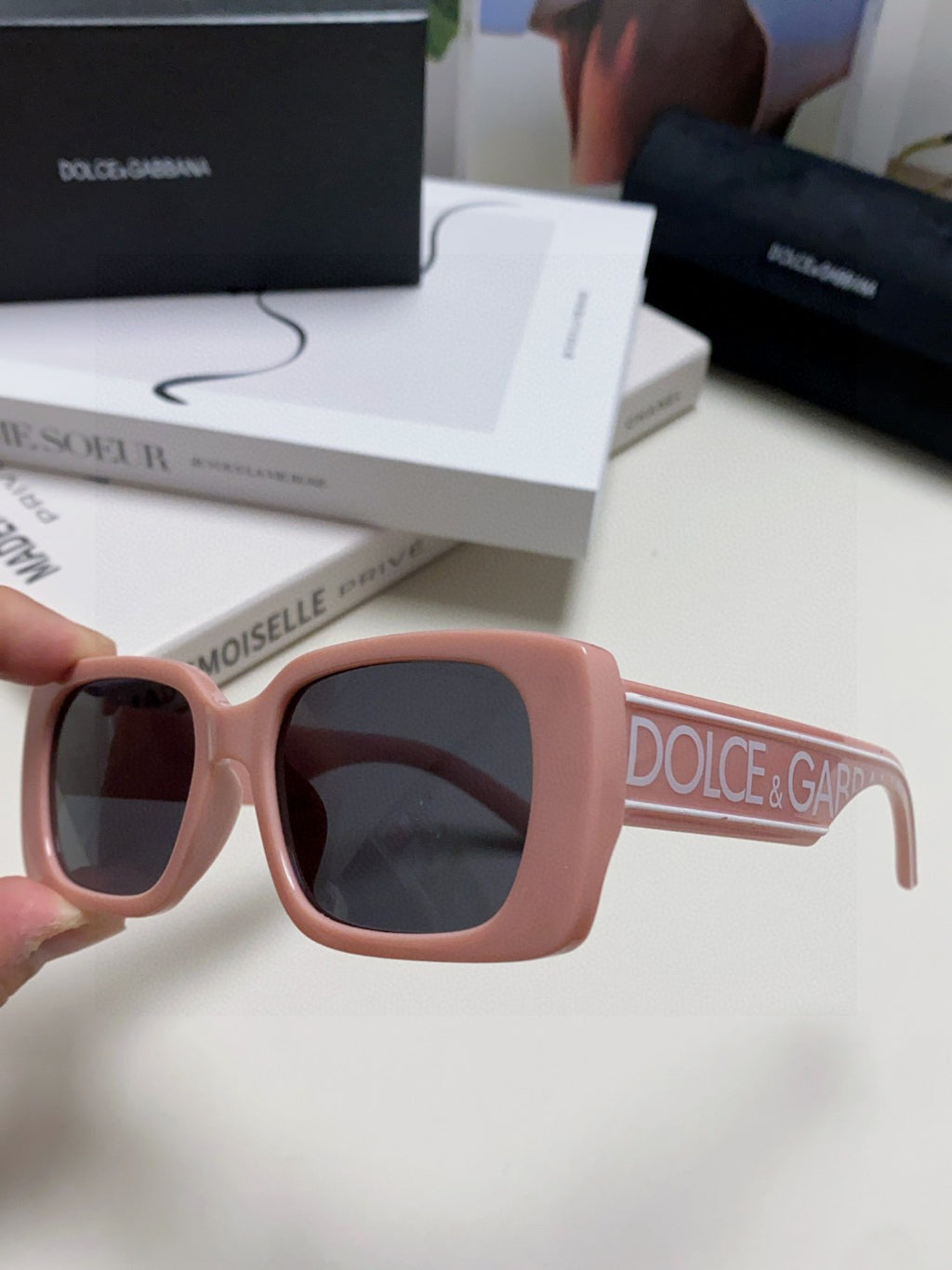 Dolce & Gabbana Polarized Square Red Lens Sunglasses for Men & Women - 158712 - detail image 5