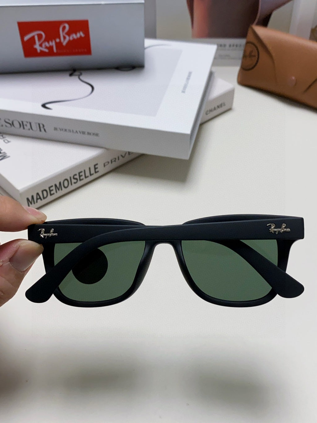 Ray-Ban RB5377 Polarized Square Silver Lens Sunglasses for Men & Wome - 867286 - detail image 4