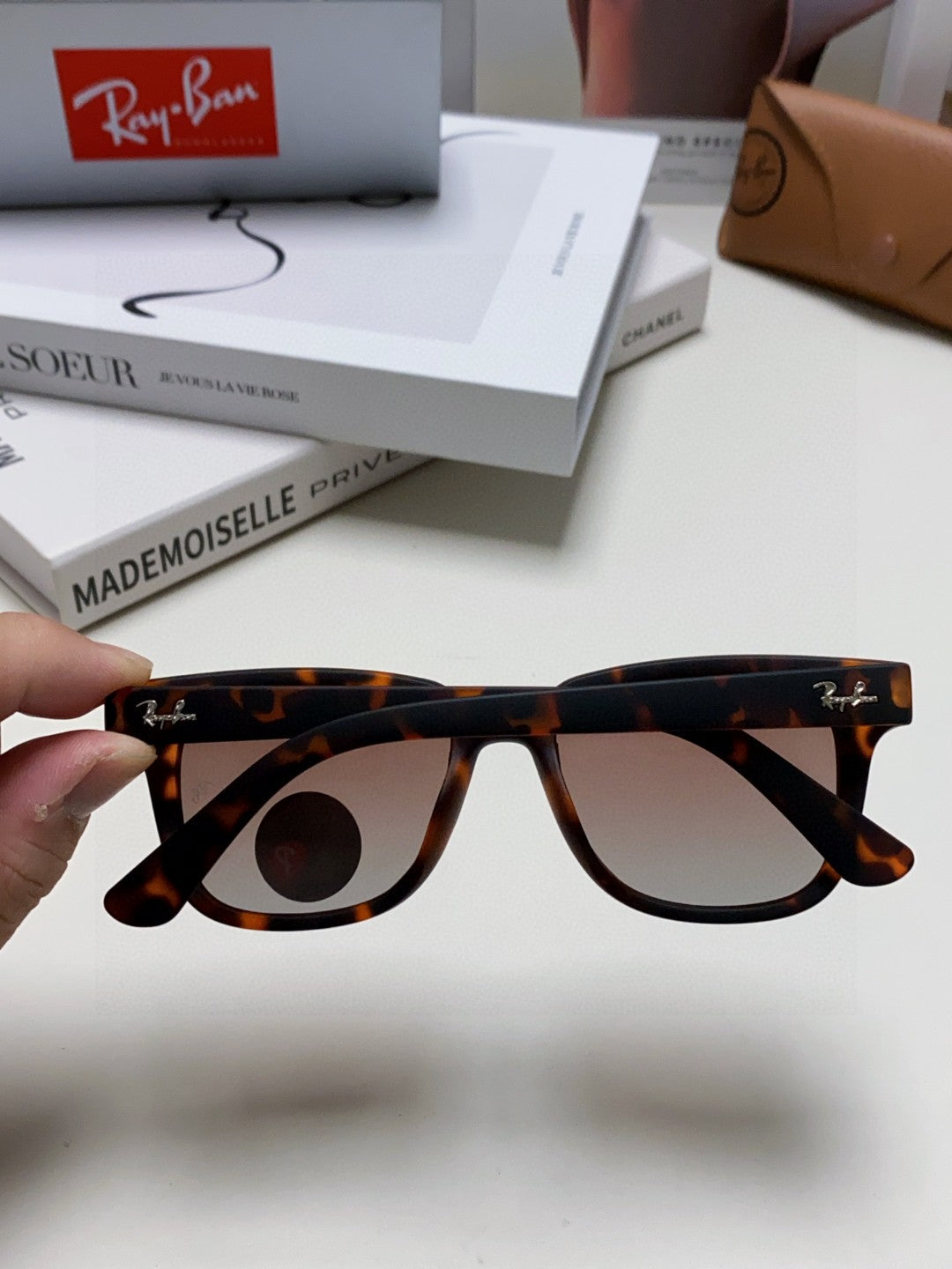 Ray-Ban RB5377 Polarized Square Silver Lens Sunglasses for Men & Wome - 416609 - detail image 4