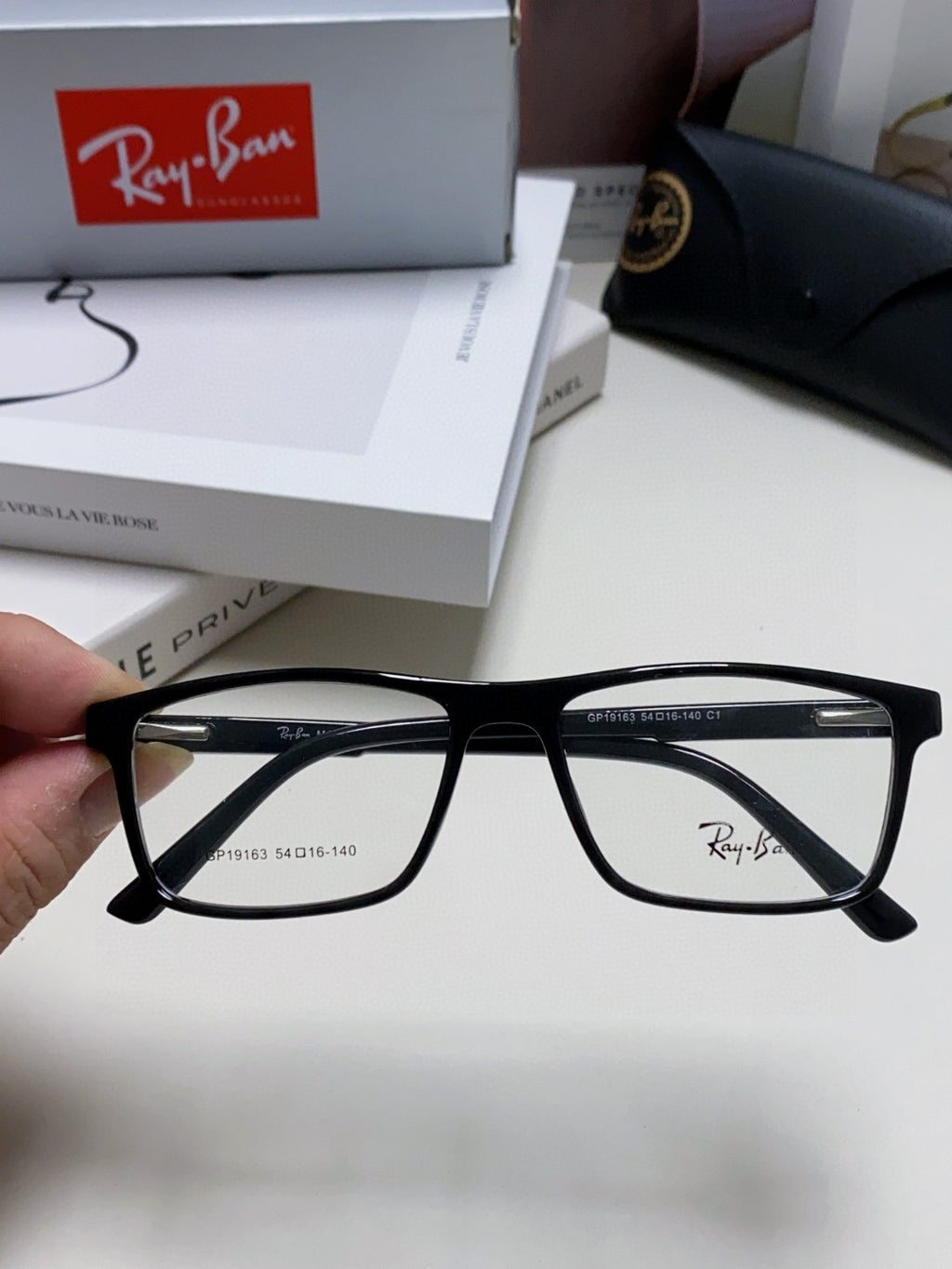 Ray-Ban RB19113 Square Gray Lens Sunglasses for Men & Women - detail image 3