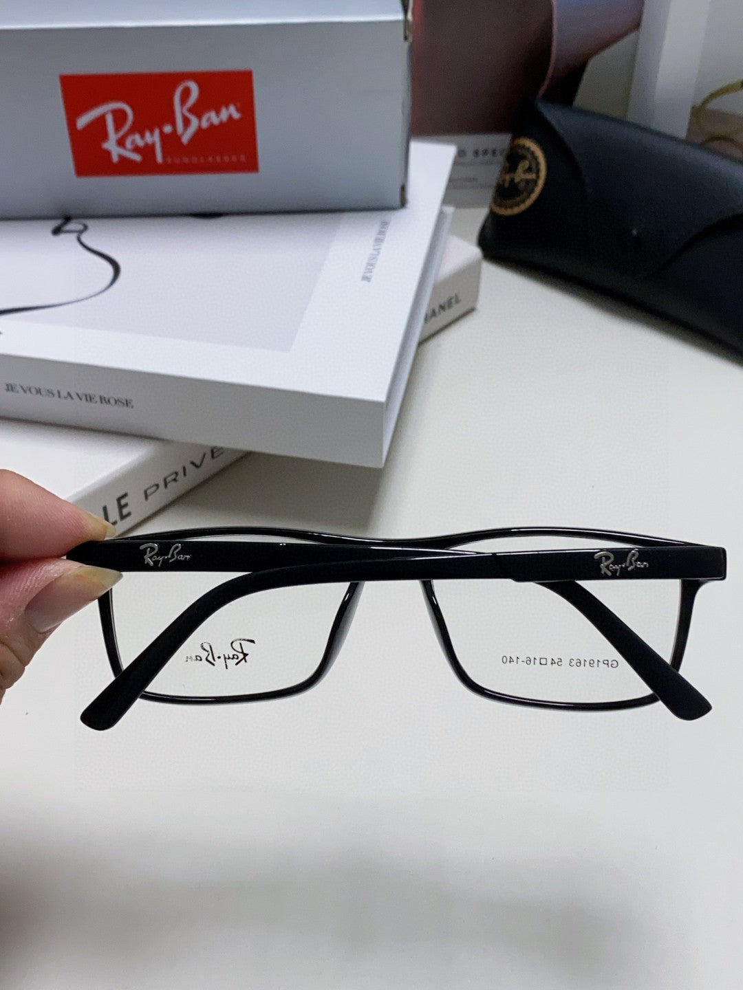 Ray-Ban RB19113 Square Gray Lens Sunglasses for Men & Women - detail image 4