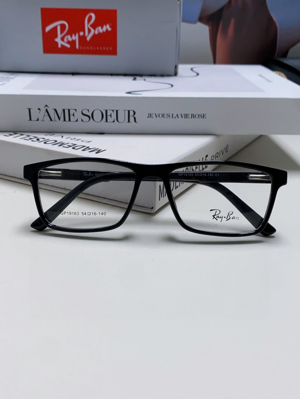 Ray-Ban RB19113 Square Gray Lens Sunglasses for Men & Women - detail image 6