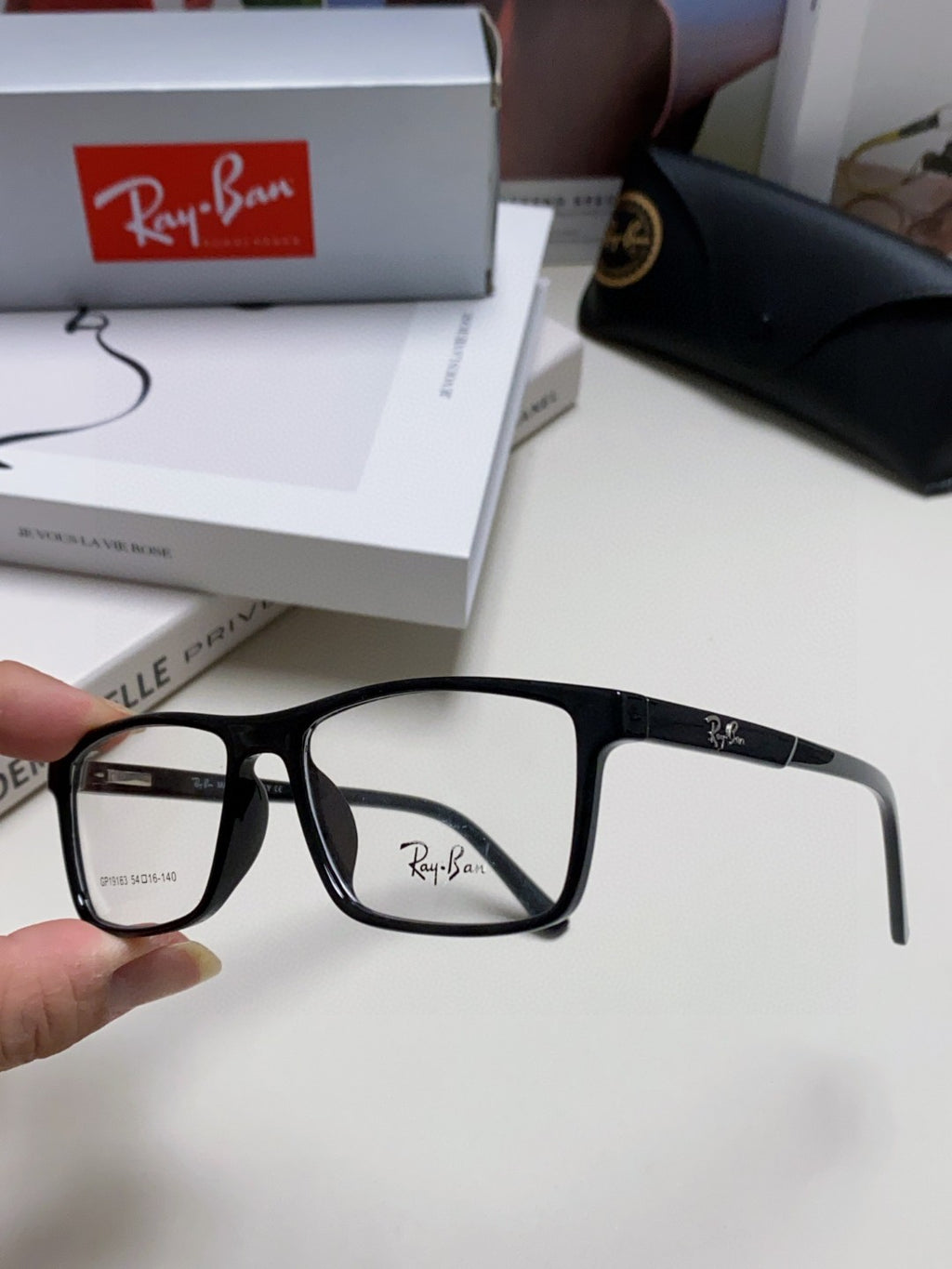Ray-Ban RB19113 Square Gray Lens Sunglasses for Men & Women - detail image 5