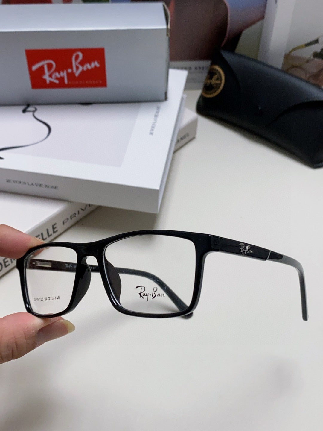 Ray-Ban RB19113 Square Gray Lens Sunglasses for Men & Women - detail image 5