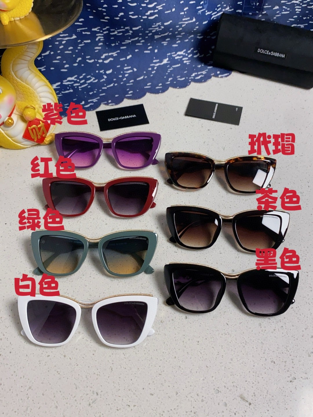 Dolce & Gabbana Cat-Eye Silver Lens Sunglasses for Men & Women - 450039 - detail image 12
