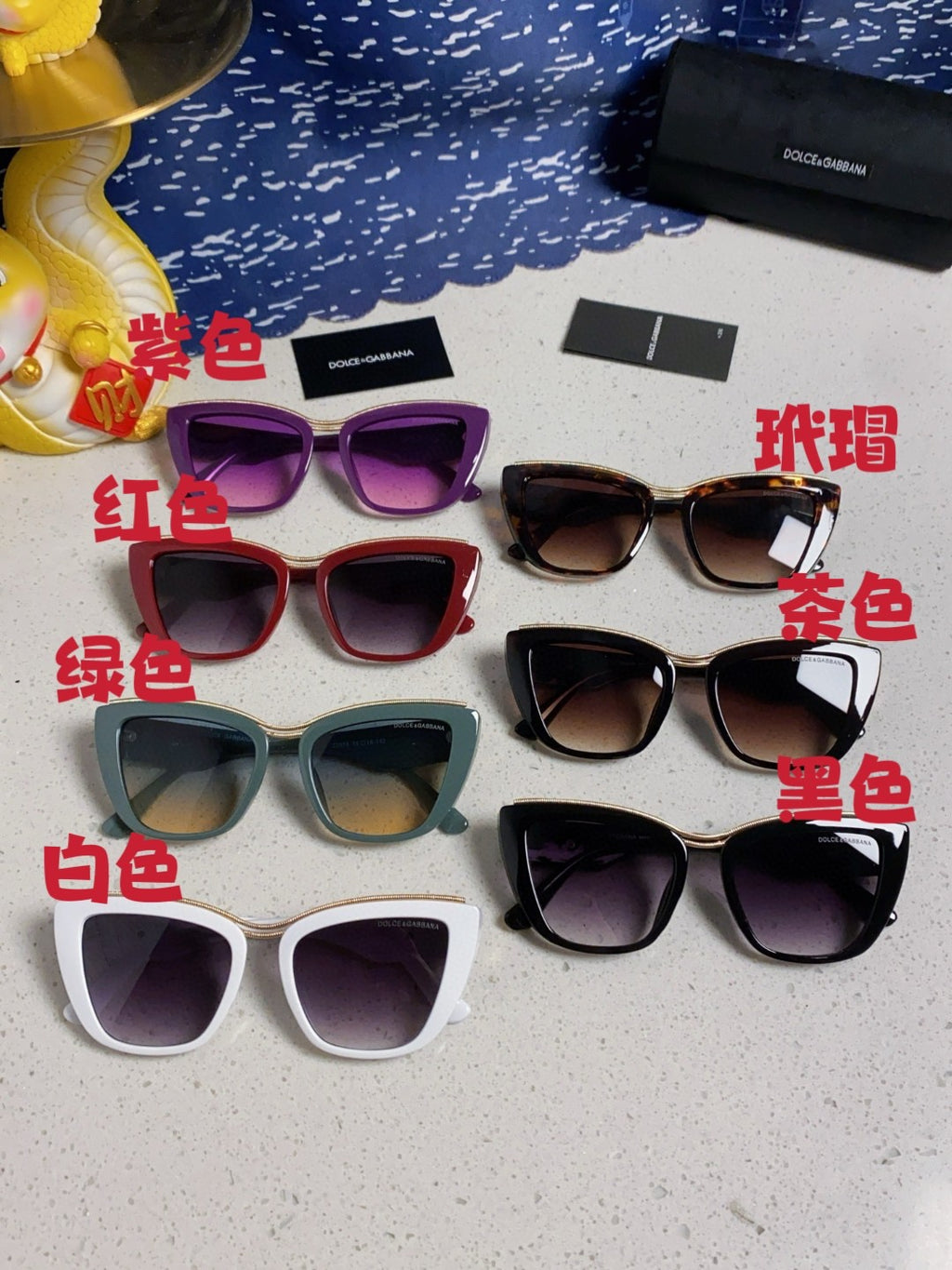 Dolce & Gabbana Cat-Eye Red Lens Sunglasses for Men & Women - 450037 - detail image 12