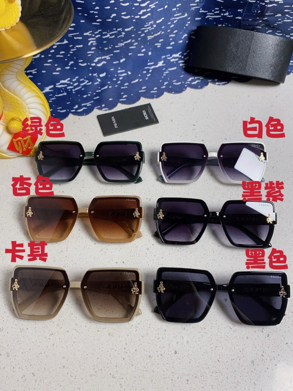 Prada Fashion Silver Lens Sunglasses for Men & Women - 465610 - detail image 12