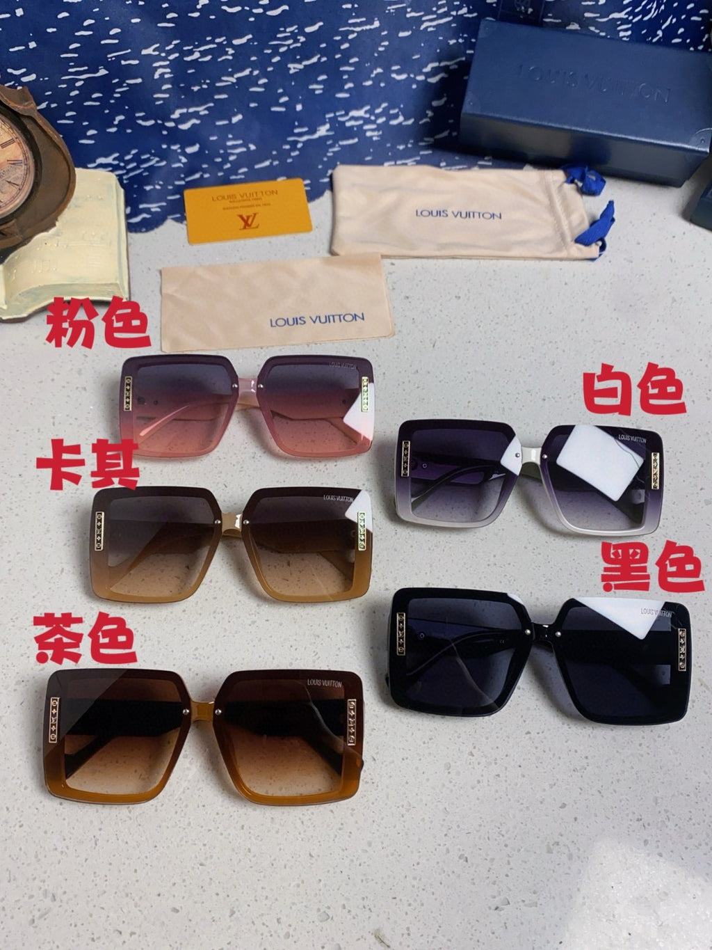 Louis Vuitton Polarized Oversized Brown Lens Sunglasses for Women - detail image 12
