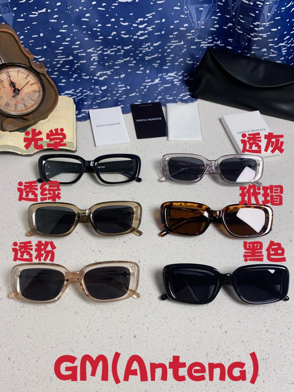 Gentle Monster ANTENA Square Silver Lens Sunglasses for Men & Women - 399375 - detail image 12