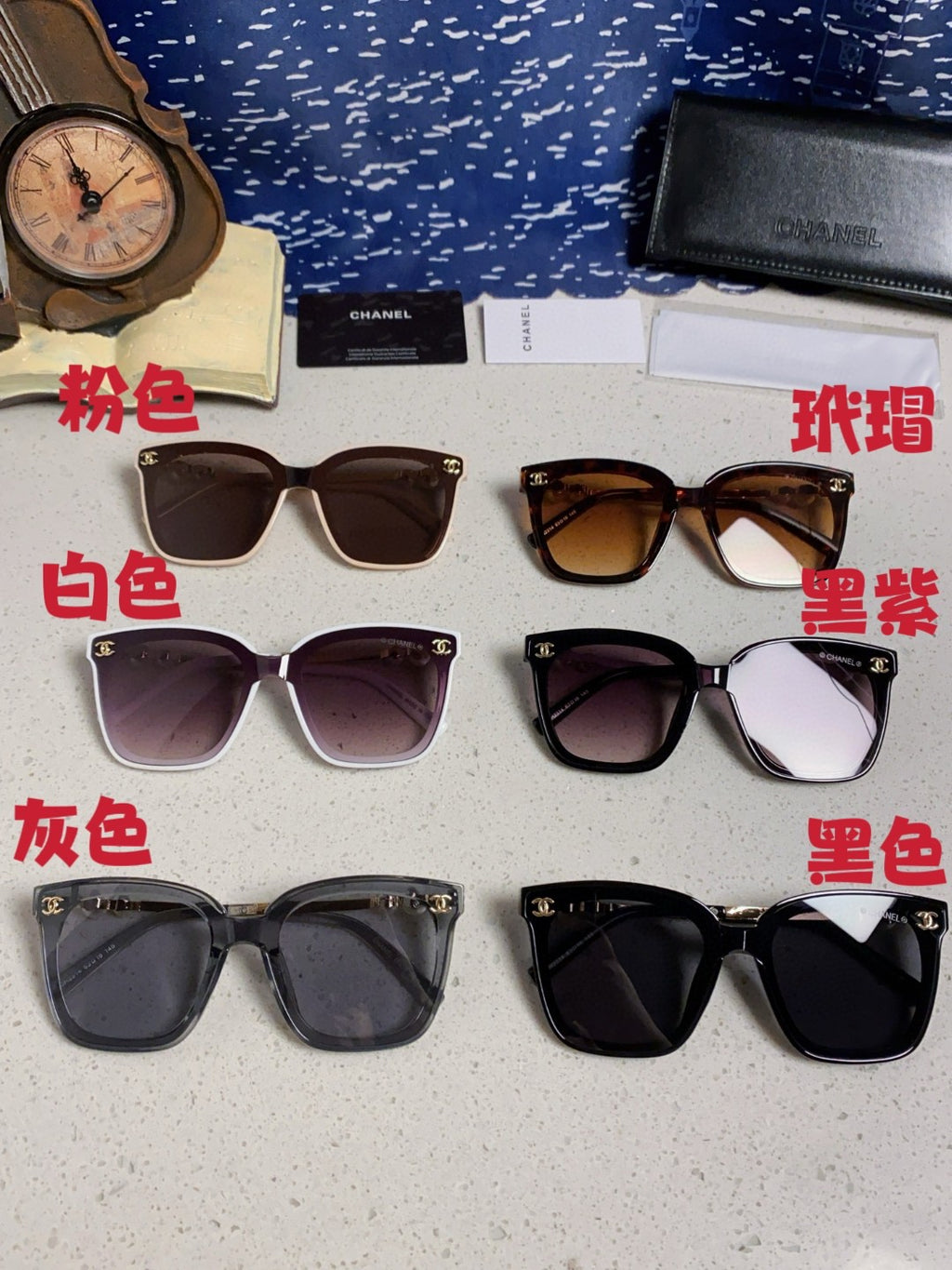 Chanel Fashion Silver Lens Sunglasses for Women - 867085 - detail image 11